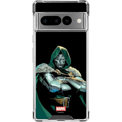 Marvel Dr. Doom Google Pixel 7 Pro Clear Case